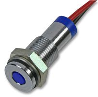 Q6F7CXXB24E - LED Indicator 6mm Flush Blue 24V