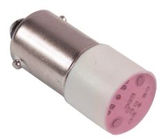 BA9LED4B - BA9 2 Chip LED Indicator Bulb, 24V Red