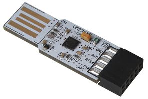 UMFT230XB-01 - Breakout Module based on FT230XQ Full Speed USB to Basic UART IC - Socket Pin Connection