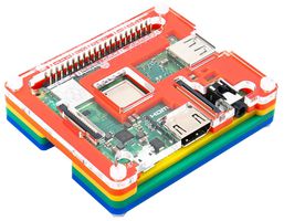 PIM425 - Raspberry Pi Pibow 3 A+ Coupe Case, Rainbow
