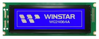 WG24064A-TMI-VZ - LCD Graphic Display Module, 240x64, Blue / White, STN Negative, Transmissive