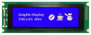 WG24064A-TMI-NZ - LCD Graphic Display Module, 240x64, Blue / White,  STN Negative, Transmissive