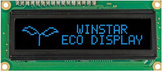 WEG010016ABPP5N00000 - OLED Graphic Display Module, 100x16, 2.4", Blue