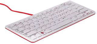 RPI-KEYB (UK)-RED/WHITE - Official Raspberry Pi Keyboard, Red / White