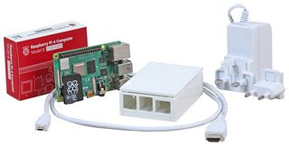 RPI4-MODB HDMISK-WHT2GB - Raspberry Pi 4 2GB Starter Kit, White