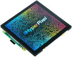 PIM470 - HyperPixel 4.0 Square Hi-Res TFT LCD Touchscreen Display HAT for Raspberry Pi