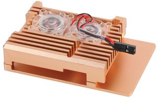 LT-4B02-F1 - Active Heatsink Case for Raspberry Pi 4, Gold