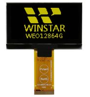 WEO012864GLAP3N00000 - OLED Display Module, 128 x 64, Passive Matrix, Yellow Monochrome
