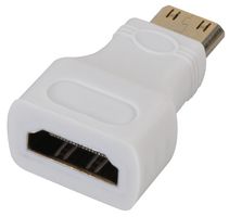SC0005 - Mini HDMI Male to HDMI Female Adaptor, White