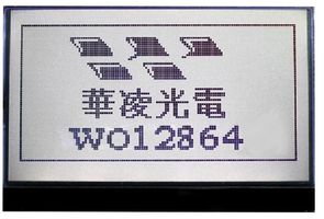 WO12864Q-TFH# - LCD Graphic Display Module 128x64, White, FSTN Positive, Transflective