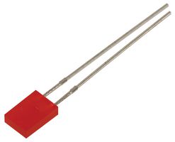 MP007977 - Rectangular LED, Super Red, 2mm x 5mm, 20mA, 1.9V, 637 nm