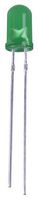 PSG91869 - 5mm Pure Green LED, Diffused, 18mA, 3.2V, Pack of 100