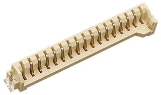 299-017-299-198 - ClipZin SMD Single Row Card Edge Connector, 17 Contacts