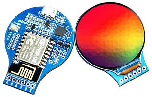 SKU24025 - RoundyFi Round LCD Board with ESP-12E