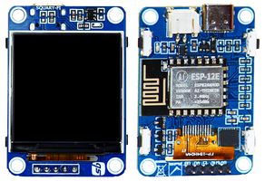 SKU25626 - SquaryFi Square LCD Board with ESP-12E