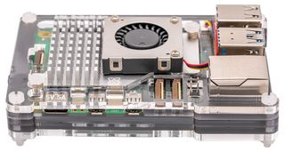 PIM677 - Pibow Coupe 5 Case for Raspberry Pi 5, Ninja Black