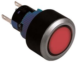 AB-PB-1071 - LED Panel Mount Mount Indicator Light, Red, 12V, 22mm