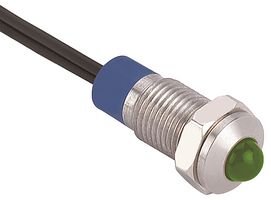 AB-AV-0803 - LED Panel Mount Mount Indicator Light, Green, 12V, 8mm