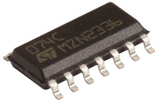 TL074CD - Low Noise JFET Quad Operational Amplifier, SOIC, SMD, 14 Pins,  6V to 36V
