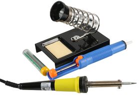 D01855 - Soldering Kit - Soldering Iron, Desoldering Pump, Stand, Solder