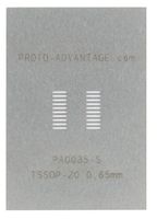 PA0035-S - TSSOP-20 Stainless Steel Stencil 0.65mm Pitch