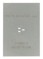 PA0083-S - SOT23/TO-236 Stainless Steel Stencil 0.95mm Pitch