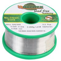 SAC305 NC600 0.5MM - Cored Lead Free Solder Wire, No-Clean, 0.5mm, 250g