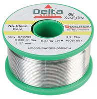 SAC305 NC600 1.2MM 250G - Lead Free Solder Wire, 96.5/3/0.5, 1.2mm, 250g