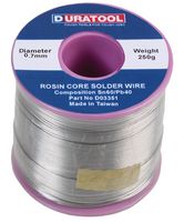 D03347 - 60/40 Solder Wire, 0.7mm, 250g