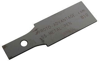 SS-METAL-PEN-B10 - Stainless Steel Solder Paste Squeegee Pen, 10mm Blade