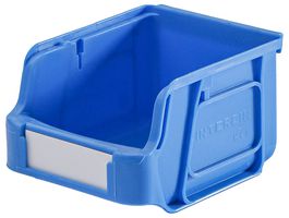 HC1/BLUE - High Capacity Plastic Storage Bin, Blue Small - 76mm x 105mm x 133mm