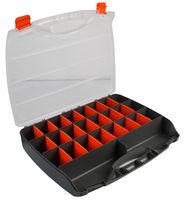 D01928 - Adjustable Compartment Organiser Storage Box - 80mm x 480mm x 380mm