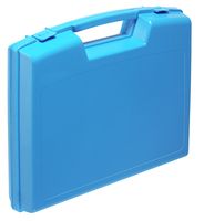 17025.008 - Blue Plastic Briefcase Storage Case - 48mm x 240mm x 205mm