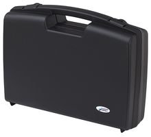 17030N.079 - Black Polypropylene Briefcase Storage Case - 119mm x 280mm x 320mm