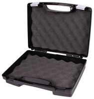 17026H76.079.GPB - Black Polypropylene Storage Case with Foam Insert - 76mm x 260mm x 210mm