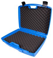 17051N.008.GPB - Blue Polypropylene Storage Case with Foam Insert - 135mm x 515mm x 415mm