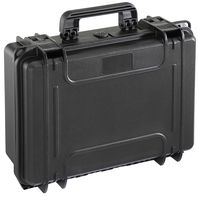 MAX430S.079 - Black PP Waterproof Case with Foam Insert - 176mm x 464mm x 366mm