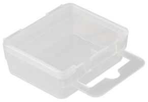 A1 - Clear Plastic Storage Box with Hang Tab - 15mm x 38mm x 48mm