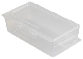 D2 - Clear Plastic Storage Box with Hang Tab - 37mm x 65mm x 125mm