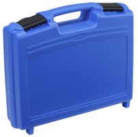 170/33GPB.034 - Blue Polypropylene Briefcase Storage Case With Foam Insert - 84mm x 337mm x 290mm