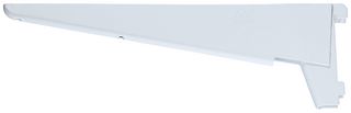 AR-BR370 - 370mm Re-Inforced Twin Slot Shelf Bracket, White