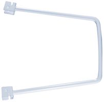 AR-FB150 - 150mm x 120mm Twin Slot Flexible Shelving Book End, White Pair