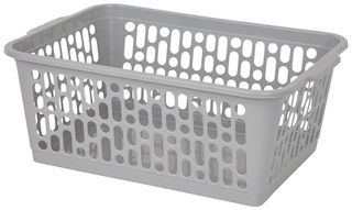30507 - 9.7L Large Handy Storage Basket, Cool Grey - 140mm x 260mm x 370mm