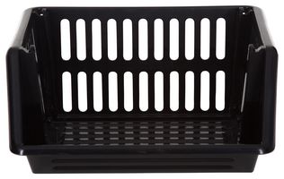 H15706 - 35cm Stacking Storage Basket, Black