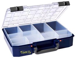 143608 - CarryLite 80 4x8-9 Organiser Compartment Storage Box with 25 Inserts - 79mm x 337mm x 278mm