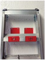 TT-LBR - Ladder Storage Brackets, Pair - Red