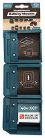 BM-MK40-BLU-6 - Battery Storage Mounts for Makita 40V XGT Power Tool Batteries - Blue, 6 Pack