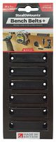 BB-PL-BLK-6 - Bench Belt+ Tool Storage Holders - Black, 6 Pack