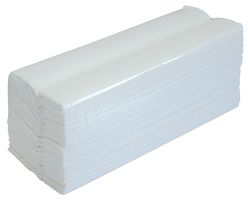 12909 - Flushable Hand Towels White 2ply 162 Sheets, 15 Pack