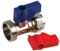 10035202 - 15mm x 3/4" Chrome Plated Straight Washing Machine Valve without Check Valve